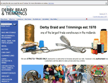Tablet Screenshot of derbybraid.co.uk